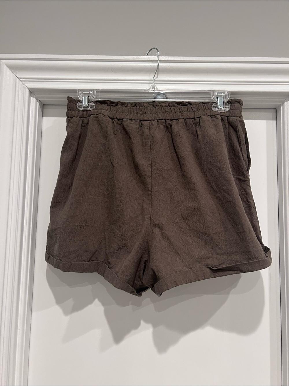 NATURAL LIFE Drawstring Rolled-Hem Shorts - Picture 5 of 10